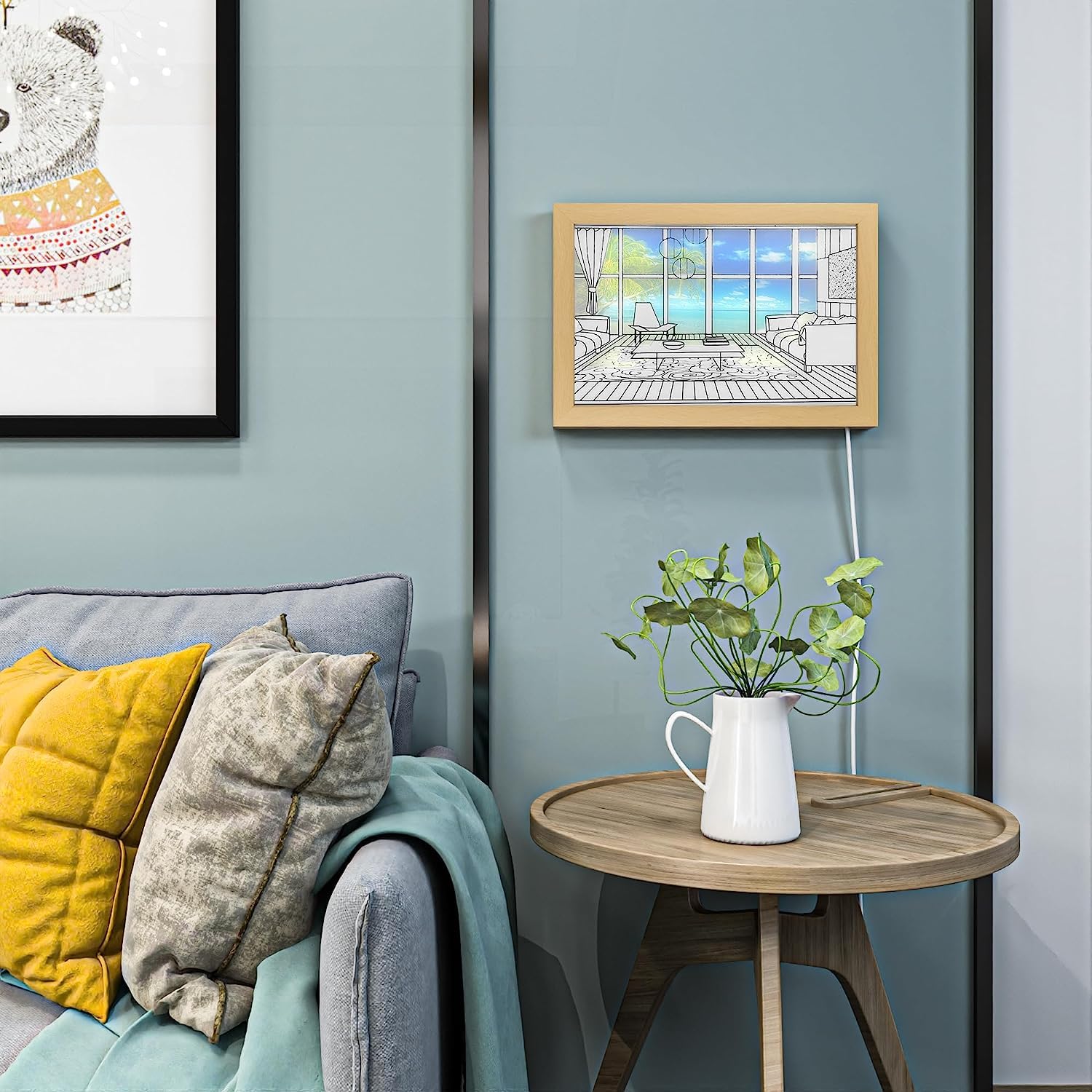 Sunset Lighting Painting Decoration,The Art of Led Glowing Photo Frame,Three-Color Luminous Lighting Acrylic Desktop Art,Large Size Light Up Painting Creative LED Night Light Decor(MultiDesign) Sunset Lighting Painting Decoration,The Art of Led Glowing Photo Frame,Three-Color Luminous Lighting Acrylic Desktop Art,Large Size Light Up Painting Creative LED Night Light Decor(MultiDesign)